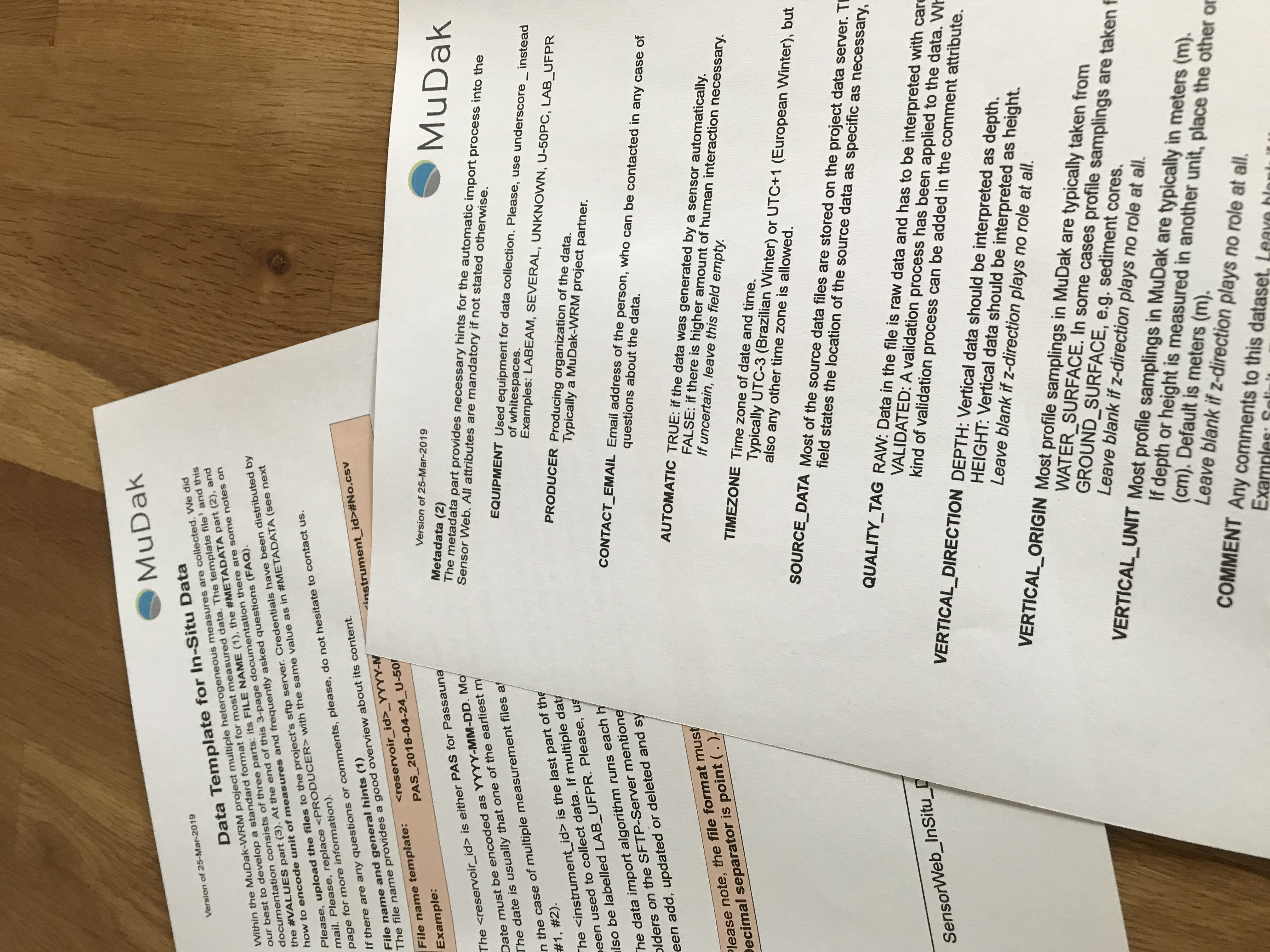 Foto des CSV-Templates