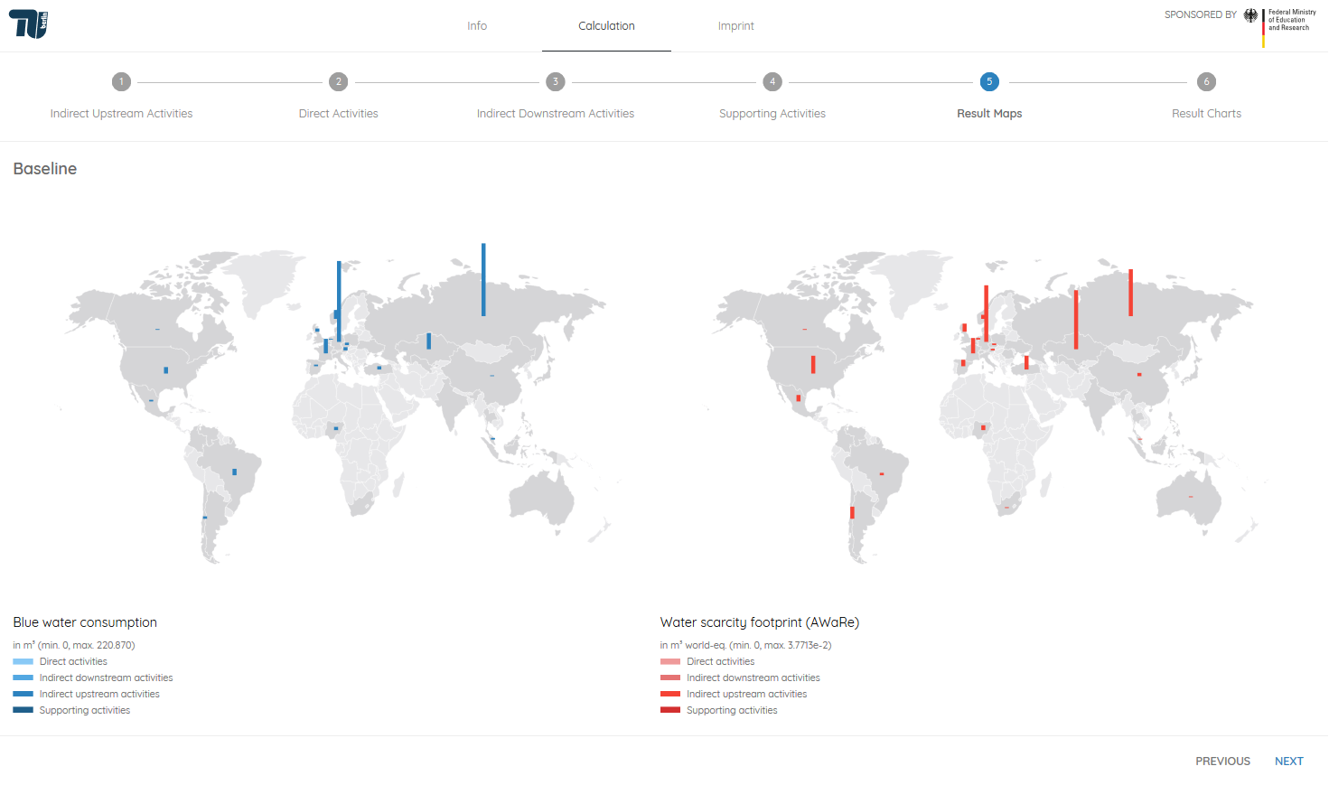 The WELLE OWF tool for determining an organizational water footprint.