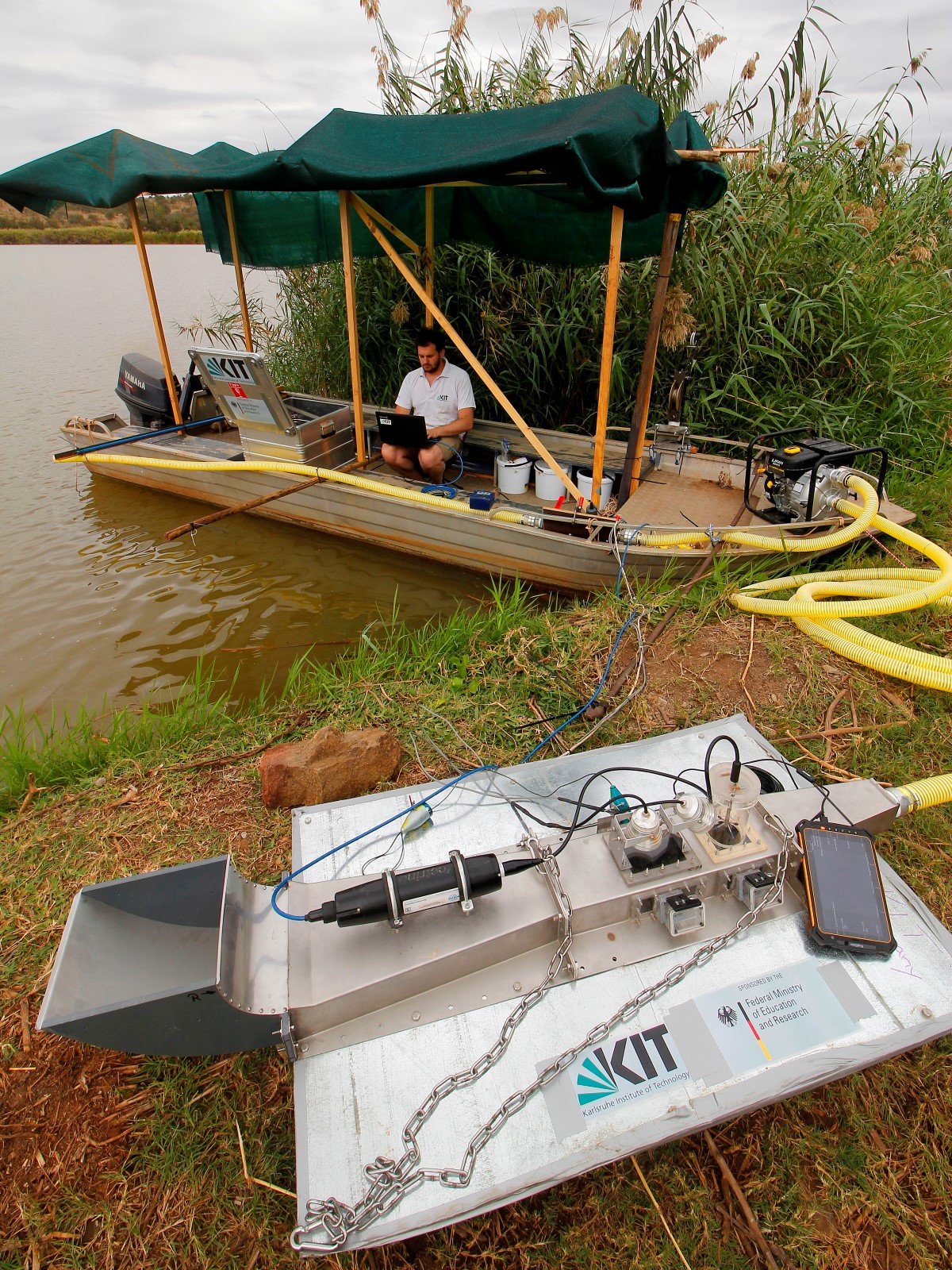 HIPPO test setup in iWaGSS project