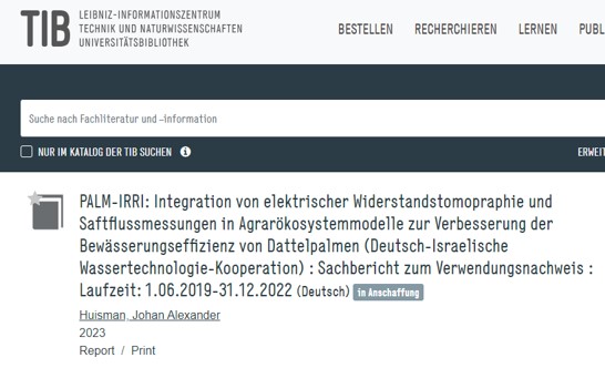 Downloadlink for final report