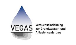 Logo Universität Stuttgart, Versuchseinrichtung zur Grundwasser- und Altlastensanierung (VEGAS)